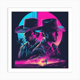 Cowboys And Cowgirls 1 Art Print