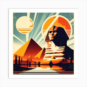 Egyptian Art 1 Art Print