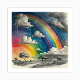 Rainbow In The Sky 1 Art Print