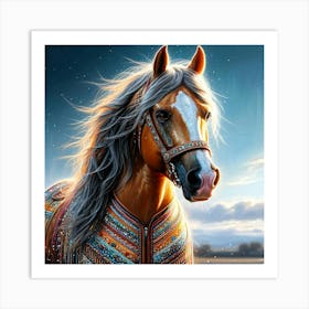 Creative Horse Beauty Illustration Nr 250 Art Print