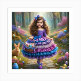 Easter Girl 11 Art Print