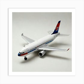 Taiwan Airlines 737 Art Print