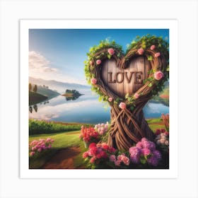 Love Heart Symble Art Print