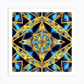 Fractal Mandala Art Print