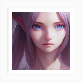 Elven Girl Art Print