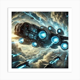 Maelstrom Class Assault Ship Art Print