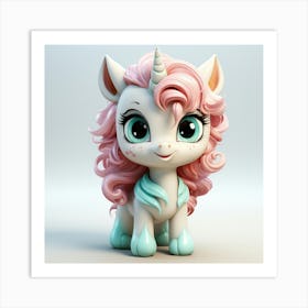 Little Unicorn 33 Art Print