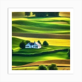 House In The Countryside 2 Art Print