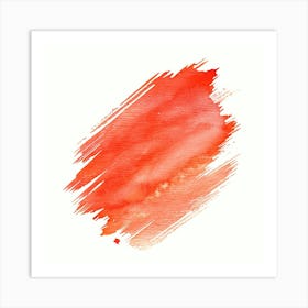 Watercolor Brush Stroke Art Print