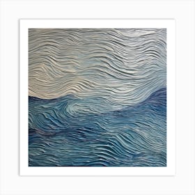 Op art, Ocean Waves Art Print