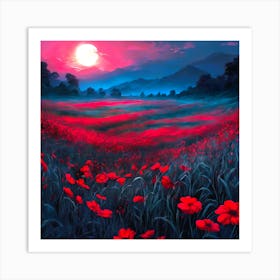 Red Poppies Art Print