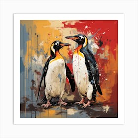 Penguins 11 Art Print