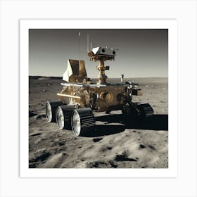 Rover On The Moon 7 Art Print
