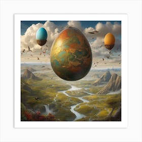 Easter Eggs Art Print