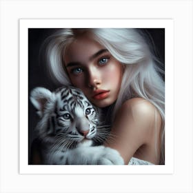 White Tiger 51 Art Print