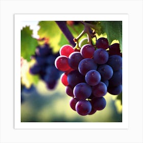 Grapes On The Vine 12 Art Print