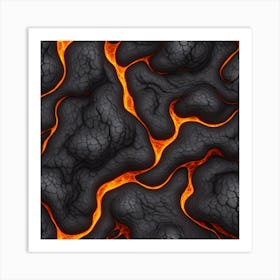 Lava Texture 5 Art Print