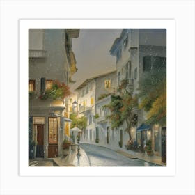 Rainy Evening Art Print