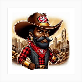 San Francisco 49ers Mascot 4 Art Print