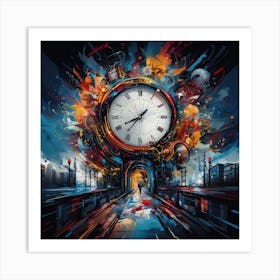 Clock Tower Art Print