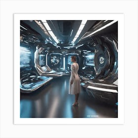 Futuristic Interior 2 Art Print