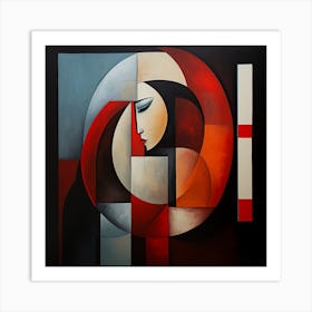 Abstract Of A Woman 11 Art Print