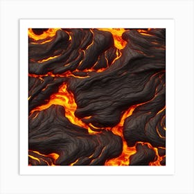 Lava Texture 3 Art Print