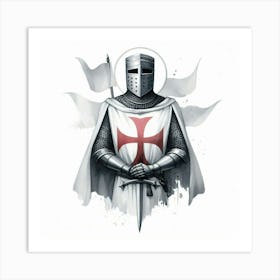 Knight Templar 3 Art Print