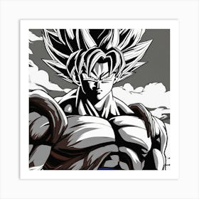 Dragon Ball Z Wallpaper 8 Art Print