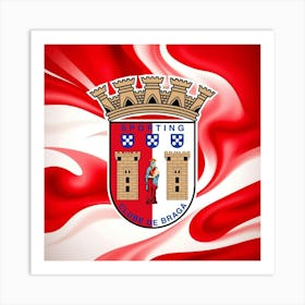 S.C. Braga Logo Wall Art 15 Art Print