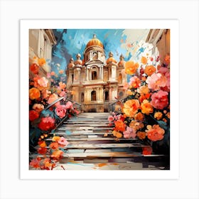 European Flowers 1 Art Print