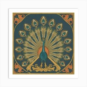 Peacock 28 Art Print