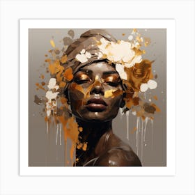 Golden Girl Art Print