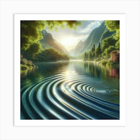 Water Ripples Art Print