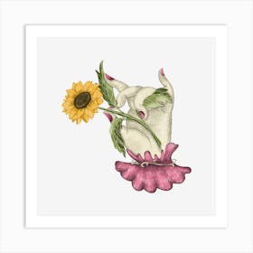 Sunflower art Art Print