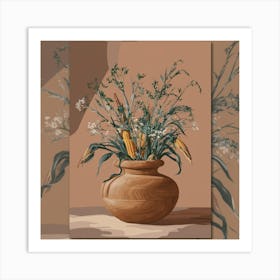 Vase Of Flowers 14 Art Print