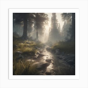 Forest Scene Art Print