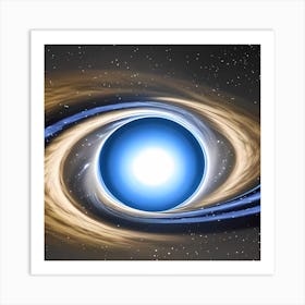 Black Hole Art Print