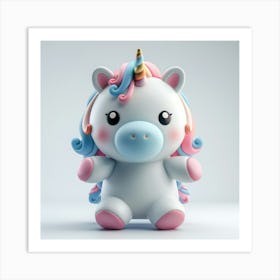 Unicorn Toy 2 Art Print