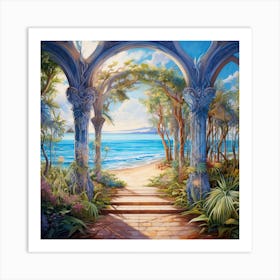 Archway To The Beach 2 Art Print