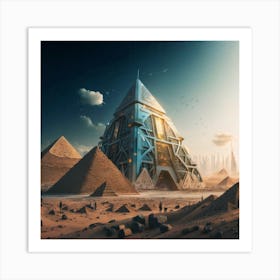 Egyptian Pyramid Art Print