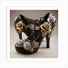 Steampunk Shoes 2 Art Print