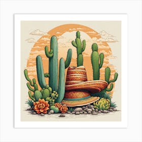 Mexican Hat 31 Art Print