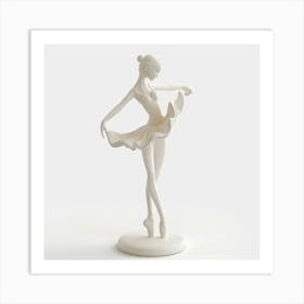 Ballerina Figurine Art Print