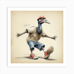 Vulture 5 Art Print