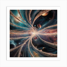 Cosmic Vortex Art Print