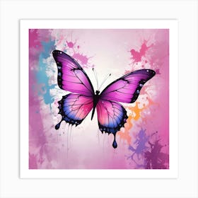 Butterfly Painting 135 Art Print