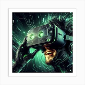 Vr Headset Art Print