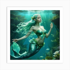 Mermaid 2 Art Print