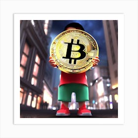 Bitcoin Art Print